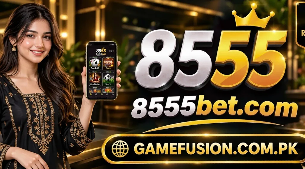 8555 Bet Game mobile gaming banner